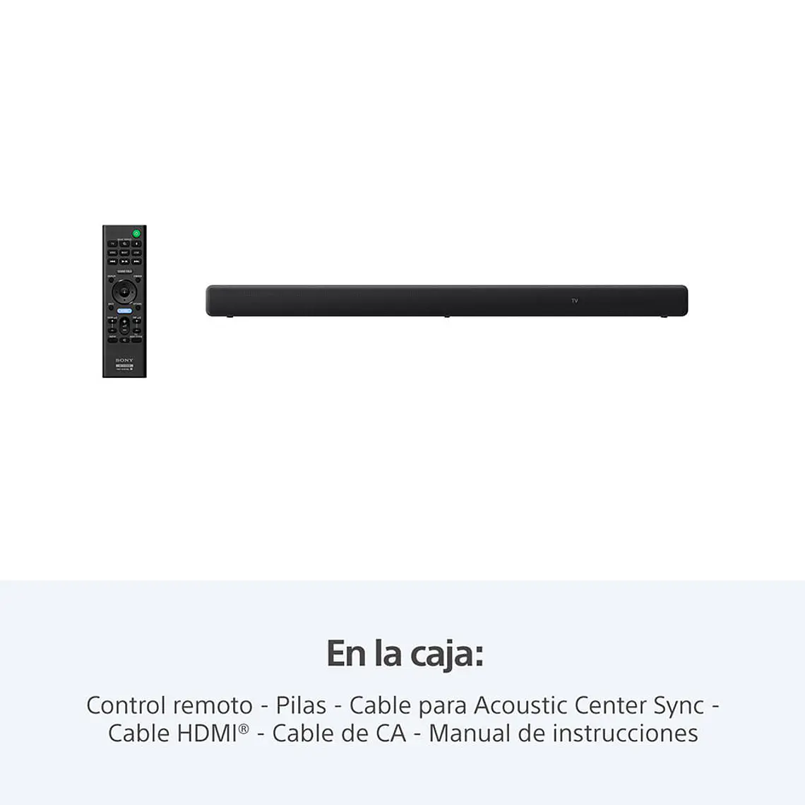 Sony HT-A3000 Barra de Sonido 3.1 Canales Tecnología 360 Spatial Sound Mapping y Dolby Atmos/DTS:X 8