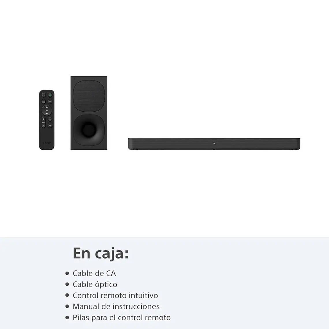 Sony HT-S400 Barra de Sonido 2.1 Canales Con Potente Subwoofer Inalámbrico 6