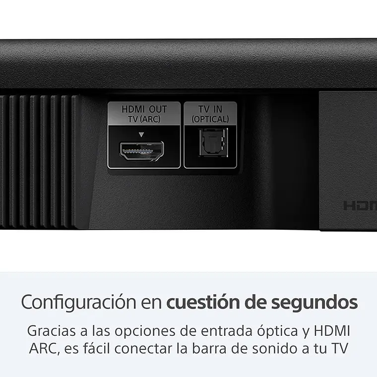 Sony HT-S400 Barra de Sonido 2.1 Canales Con Potente Subwoofer Inalámbrico 8