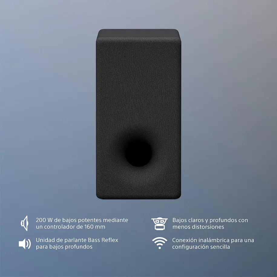 Sony SA-SW3 Subwoofer Inalámbrico Adicional de 200 W 4