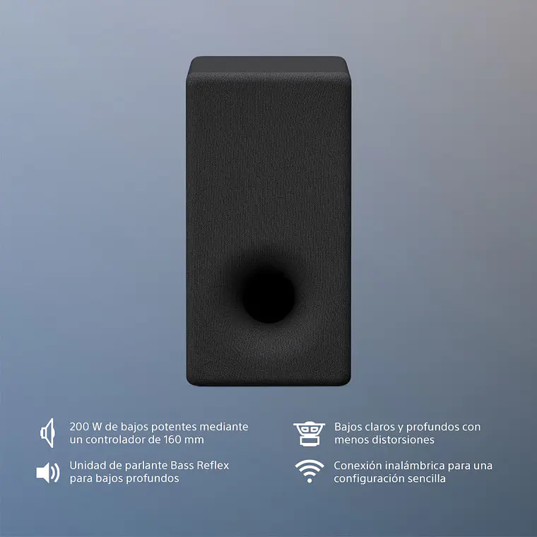 Sony SA-SW3 Subwoofer Inalámbrico Adicional de 200 W 4