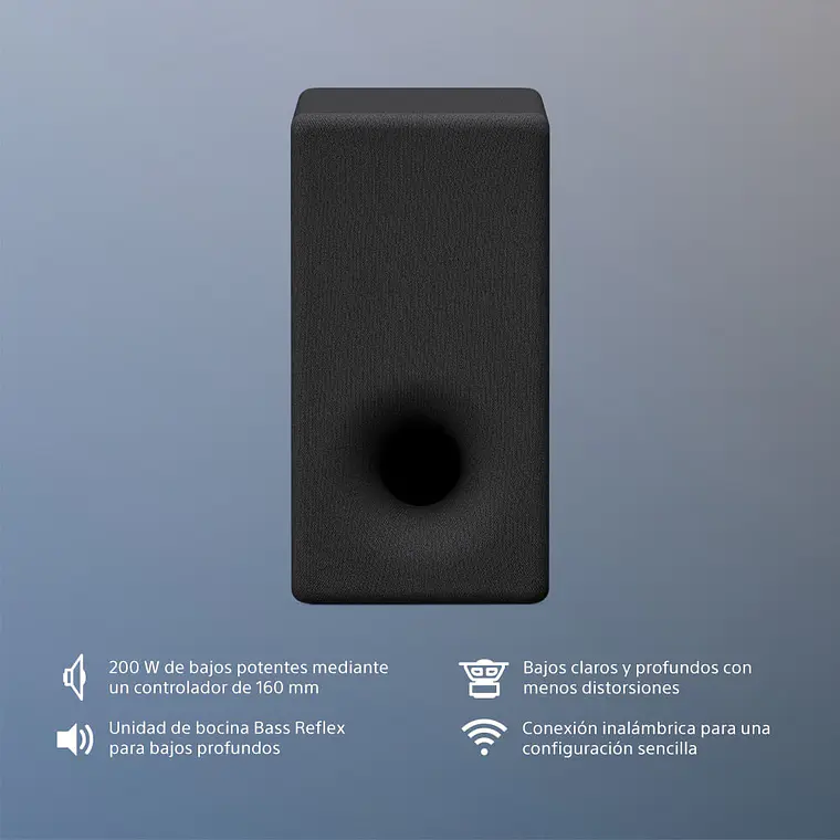 Sony SA-SW3 Subwoofer Inalámbrico Adicional de 200 W 5