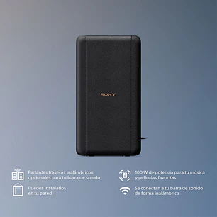 Sony SA-RS3S Parlantes Posteriores Inalámbricos Complementarios de 100 W