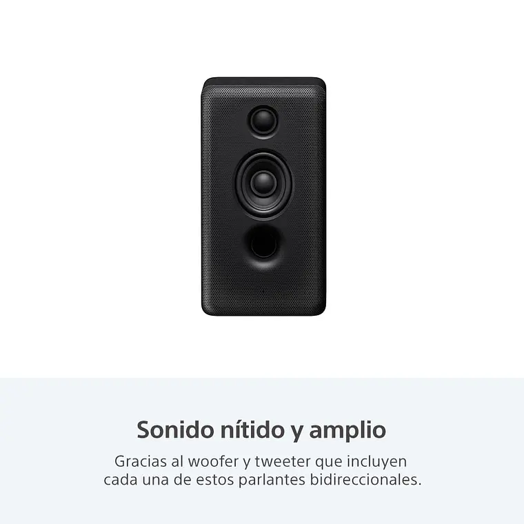 Sony SA-RS3S Parlantes Posteriores Inalámbricos Complementarios de 100 W 5
