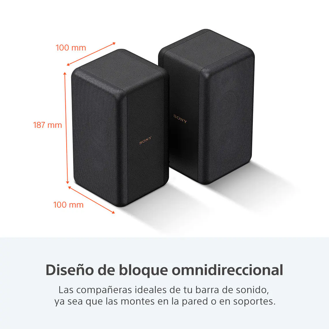 Sony SA-RS3S Parlantes Posteriores Inalámbricos Complementarios de 100 W 7