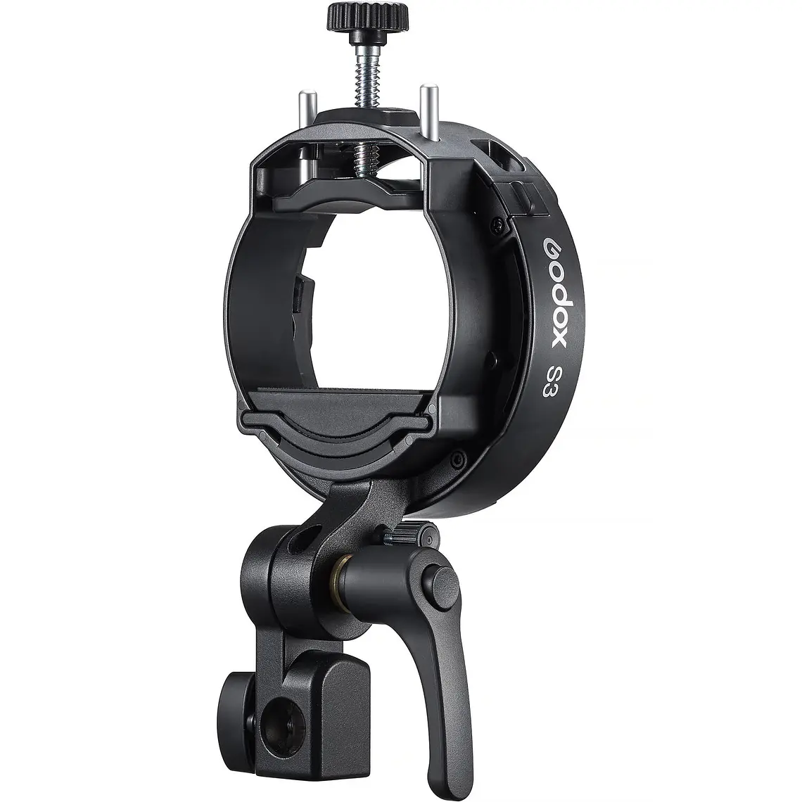 Godox S3 Soporte Para Flash Con Montura Bowens y Porta Paraguas 2