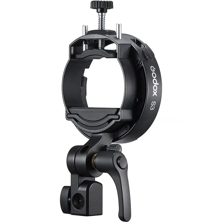 Godox S3 Soporte Para Flash Con Montura Bowens y Porta Paraguas 2