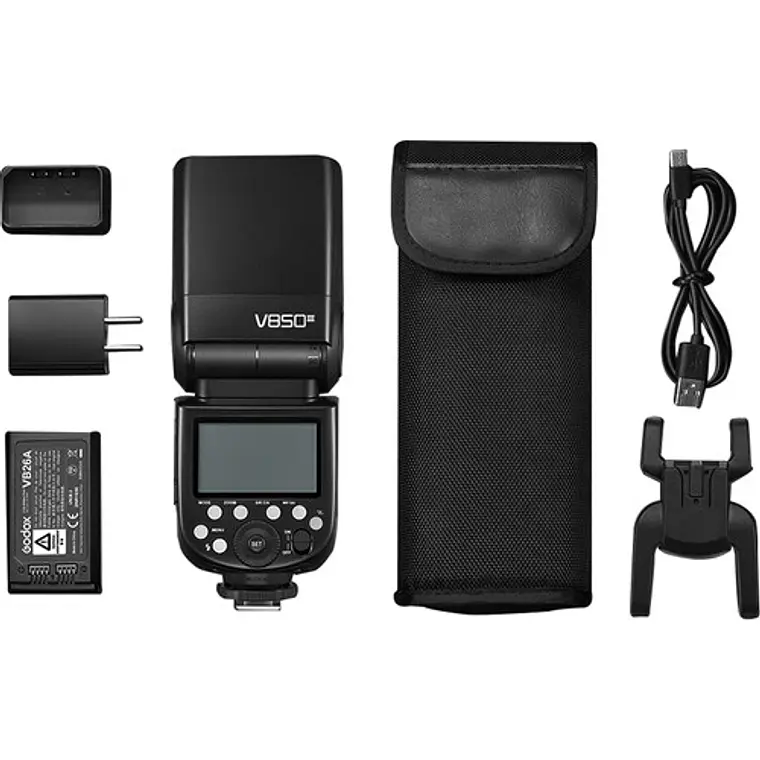 Godox V850III Kit Flash Manual Con Batería de Litio y Montura Universal 4
