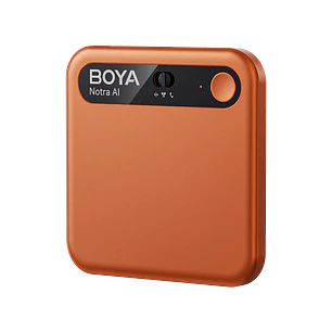 Boya Notra Asistente IA Notas Voz y Grabadora de Llamadas Color Cosmic Orange