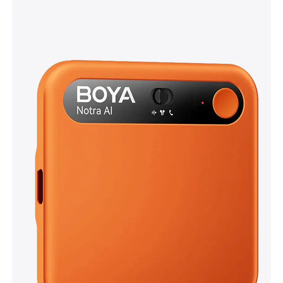 Boya Notra Asistente IA Notas Voz y Grabadora de Llamadas Color Cosmic Orange 2