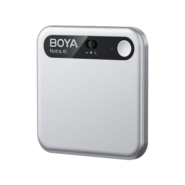 Boya Notra Asistente IA Notas Voz y Grabadora de Llamadas Color Silver 1