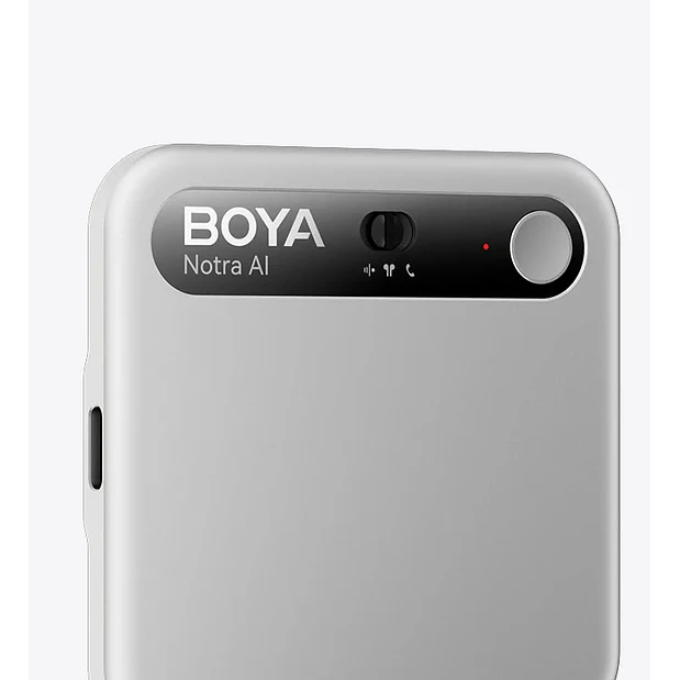 Boya Notra Asistente IA Notas Voz y Grabadora de Llamadas Color Silver 2