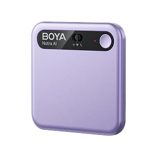 Boya Notra Asistente IA Notas Voz y Grabadora de Llamadas Color Purple