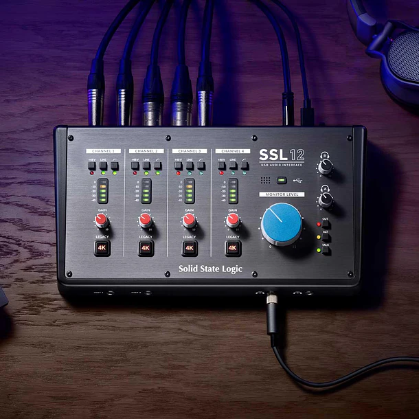 Solid State Logic SSL12 - Interfaz de audio USB-C 12/8 1
