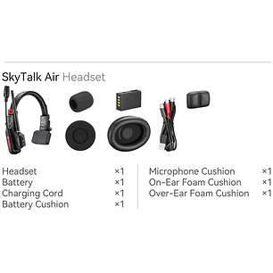 Godox SkyTalk Air Una Unidad Auriculares con intercomunicador inalámbrico