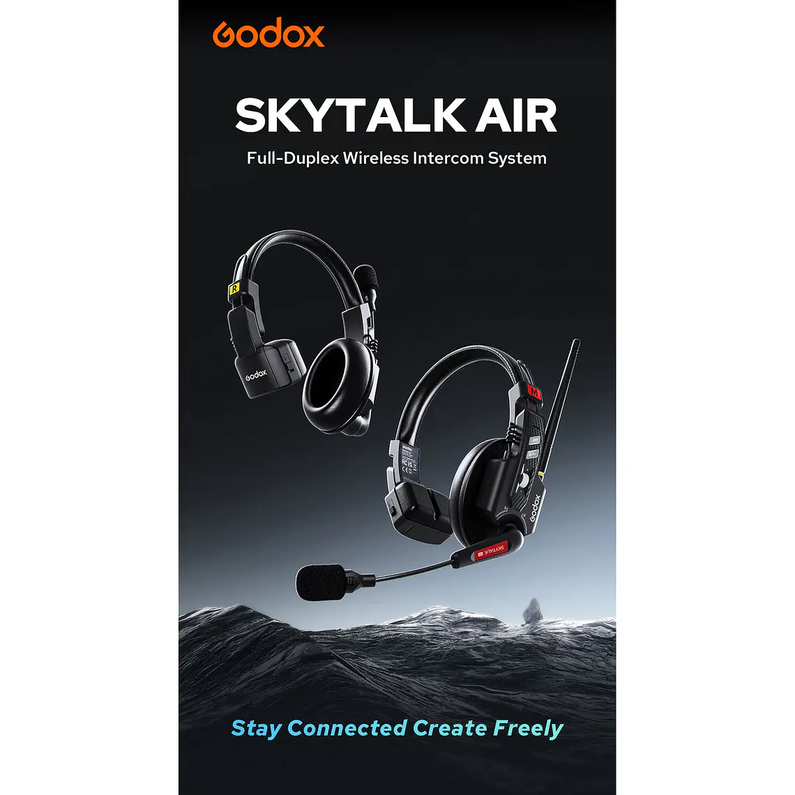 Godox SkyTalk Air Una Unidad Auriculares con intercomunicador inalámbrico 4