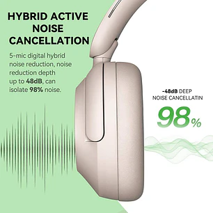 OneOdio A6 White - Audífonos Bluetooth / Inalámbricos