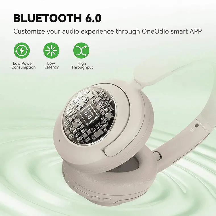 OneOdio A6 White - Audífonos Bluetooth / Inalámbricos 8