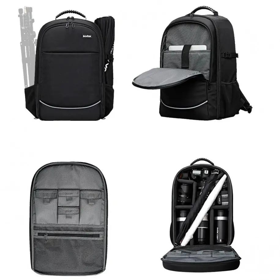 Godox Mochila Con 2 AD300proII y Accesorios (sin trípodes) 12