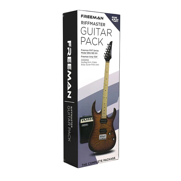 Freeman Riff Master Sb Pack Guitarra Electrica Srg-180 Fmt Freeman 7