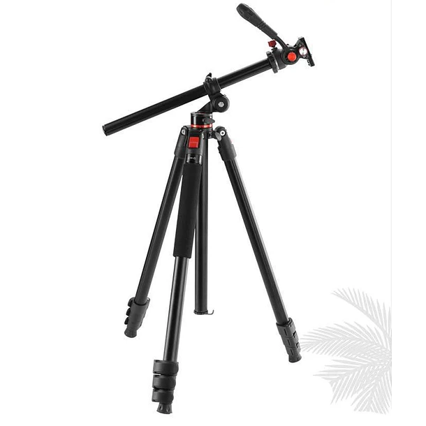 Weifeng WT-5627A Trípode Muy Alto 2,3 Metros Con Barra Horizontal y Cabezal Fluido 1