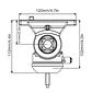 Giraffa  GI-VT50 – Kit de Trípode Profesional con Cabezal Fluido de 65 mm - Thumbnail 3