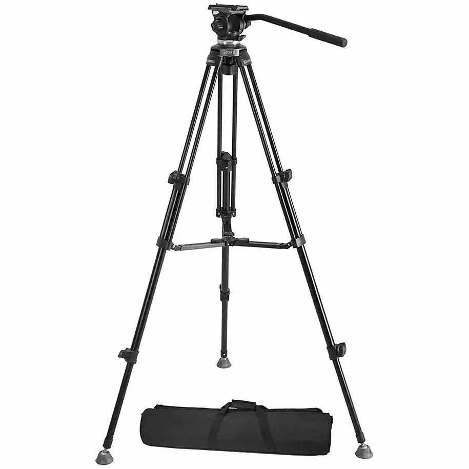 Giraffa  GI-VT50 – Kit de Trípode Profesional con Cabezal Fluido de 65 mm 1