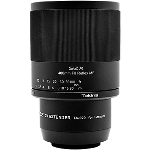 Tokina SZX 400mm f/8 Reflex MF Lente Con Extender 2x (800mm) Montura Nikon Z