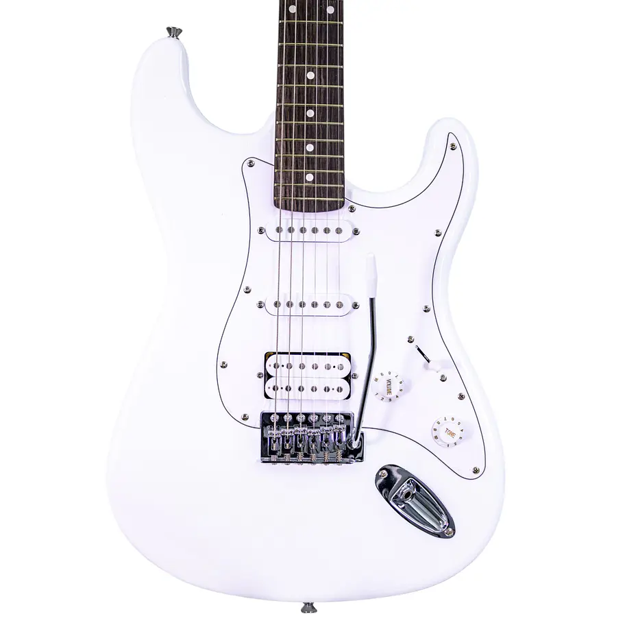 Washburn WS300HWH-A-U HSS Guitarra Eléctrica Sonamaster White 5