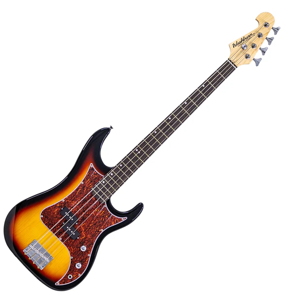 Washburn SB1PTS-A-U Bajo Eléctrico de 4 Cuerdas Sonamaster Sunburst 1