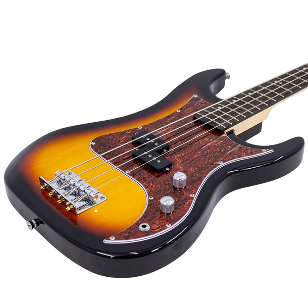 Washburn SB1PTS-A-U Bajo Eléctrico de 4 Cuerdas Sonamaster Sunburst 6