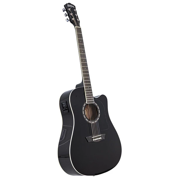 Washburn AD5CEBPACK-A-U Pack de Guitarra Electroacústica Dreadnought Cutaway Black 4