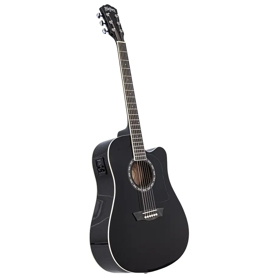 Washburn AD5CEBPACK-A-U Pack de Guitarra Electroacústica Dreadnought Cutaway Black 4
