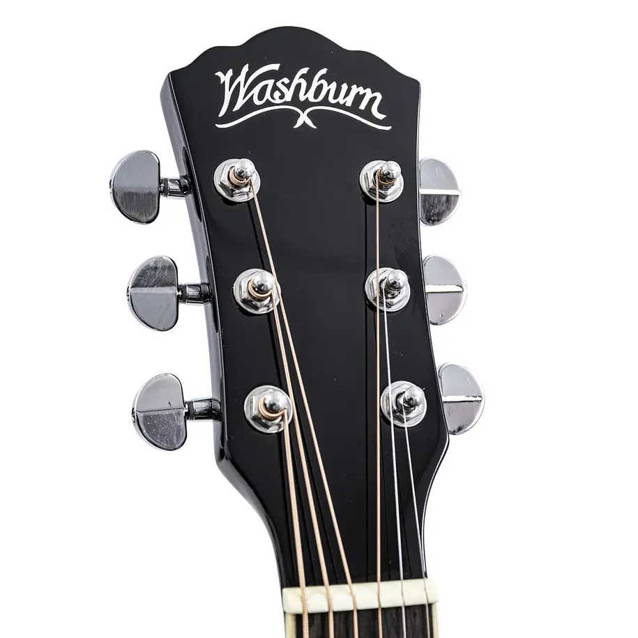 Washburn AD5CEBPACK-A-U Pack de Guitarra Electroacústica Dreadnought Cutaway Black 7