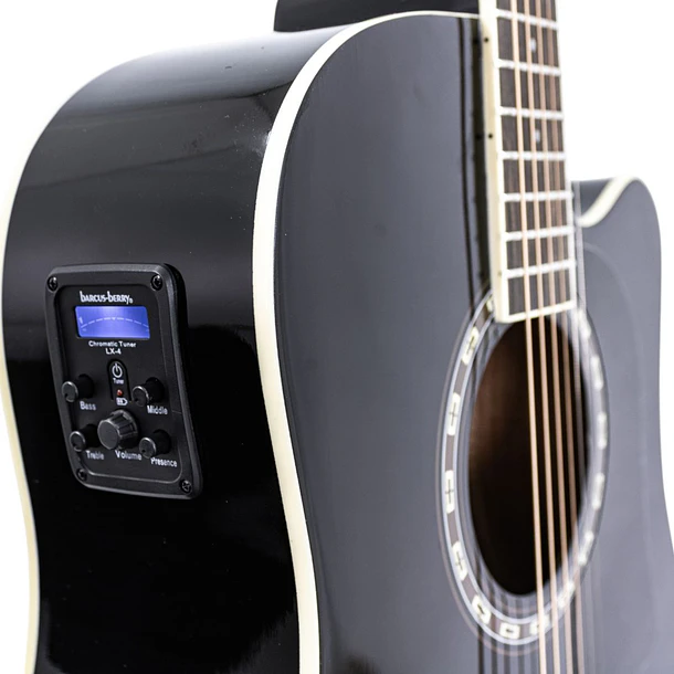 Washburn AD5CEBPACK-A-U Pack de Guitarra Electroacústica Dreadnought Cutaway Black 10