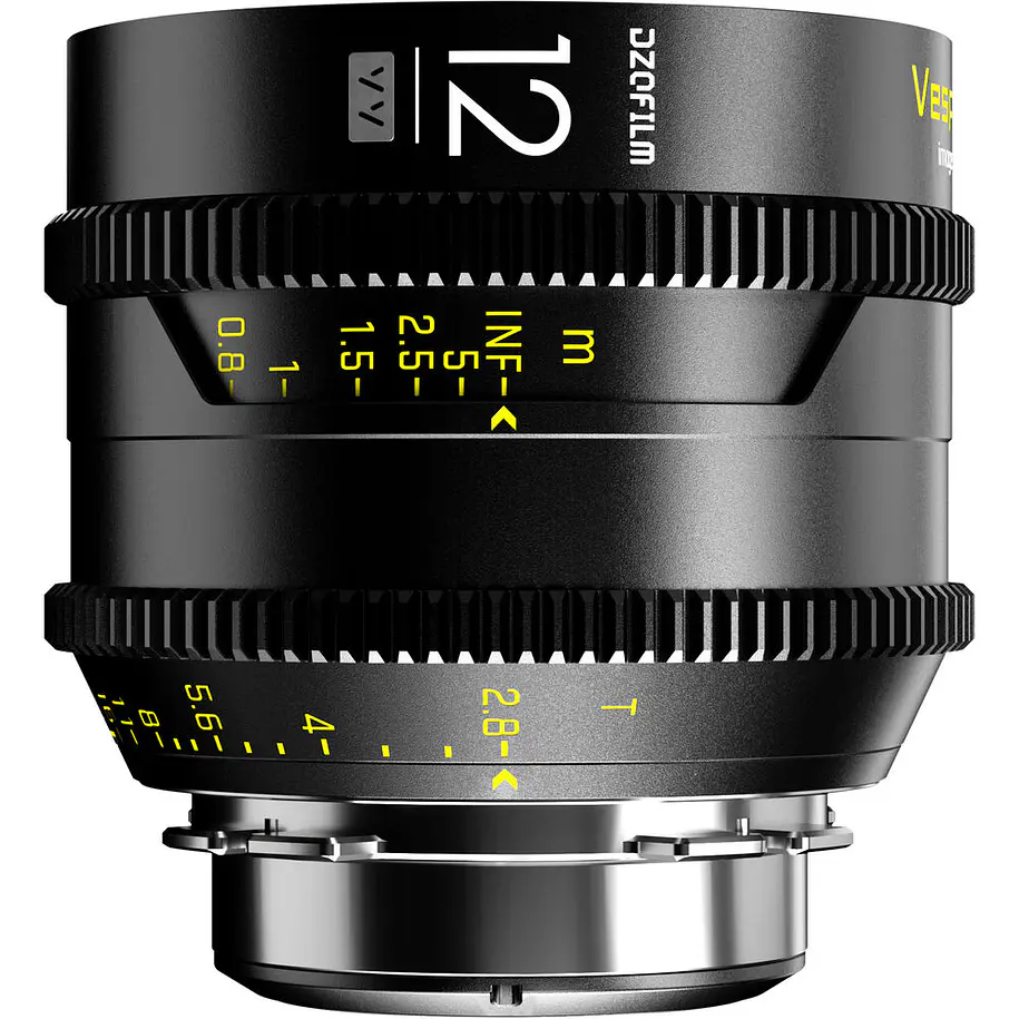 DZOFilm VESPID 12mm T2.8 Cine Lente Montura ARRI PL y Adaptador Canon EF 1
