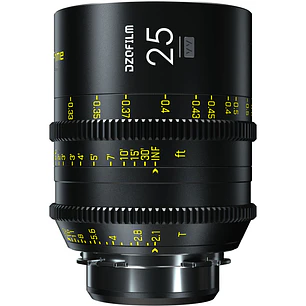 DZOFilm VESPID 25mm T2.1 Lente Montura PL Con Adaptador Montura EF