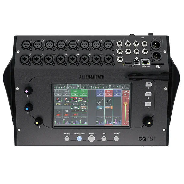 Allen & Heath Mixer Digital Con Wi-Fi Allen & Heath CQ-18T - 18in/8out 1