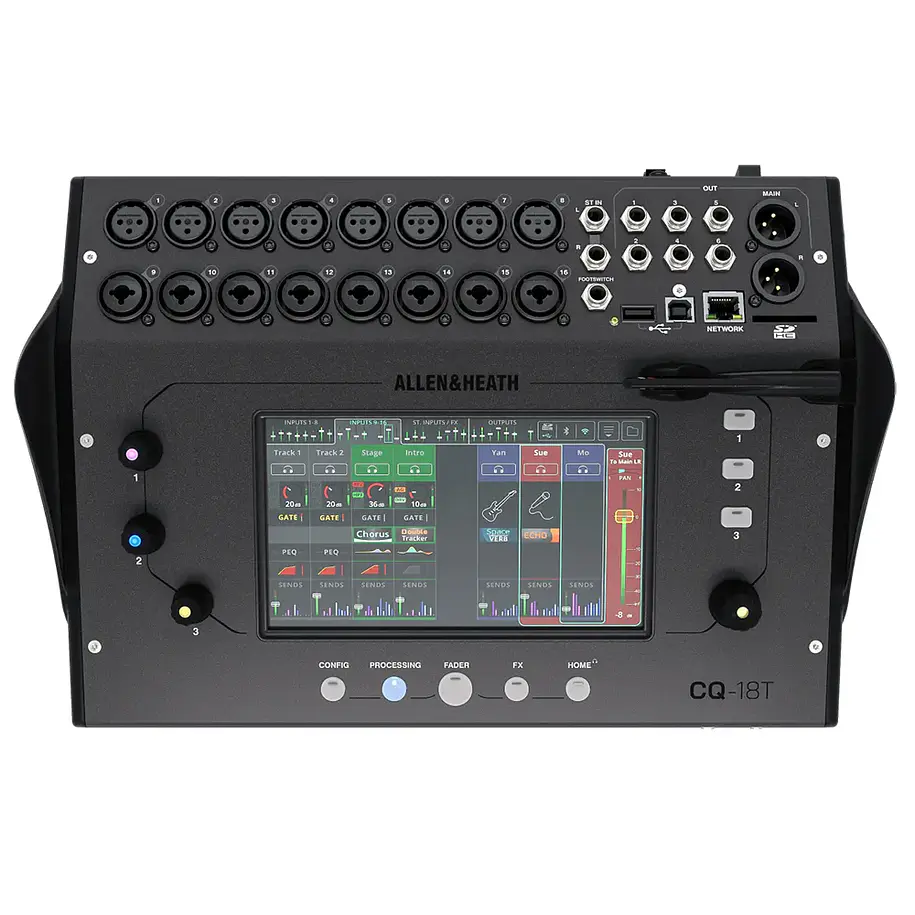 Allen & Heath Mixer Digital Con Wi-Fi Allen & Heath CQ-18T - 18in/8out 1