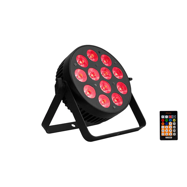 Event Lighting PAR12X12L Luz Par Led 12X12 RGBWAU, DMX 1