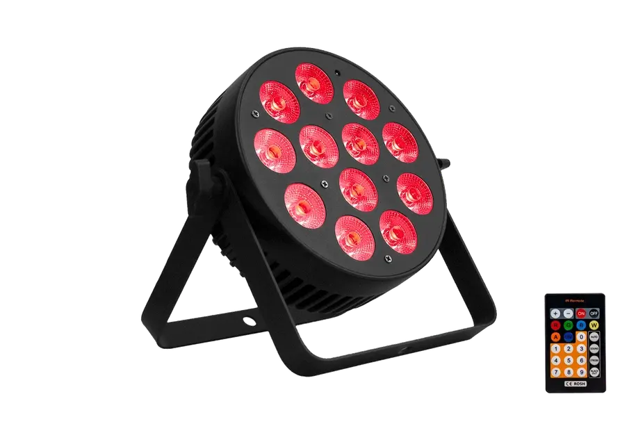 Event Lighting PAR12X12L Luz Par Led 12X12 RGBWAU, DMX 2