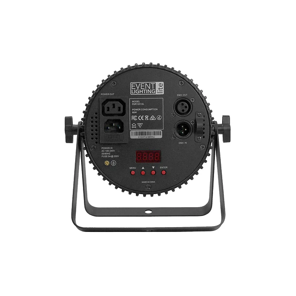 Event Lighting PAR12X12L Luz Par Led 12X12 RGBWAU, DMX 5
