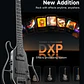 Donner HUSH X PRO Guitarra Eléctrica de Viaje Headless con Efectos Integrados Black EC7030 - Thumbnail 3