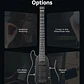 Donner HUSH X PRO Guitarra Eléctrica de Viaje Headless con Efectos Integrados Black EC7030 - Thumbnail 9