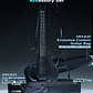 Donner HUSH X LIVE Guitarra Eléctrica de Viaje Headless con Parlante Desmontable Black EC7701 - Miniatura 3