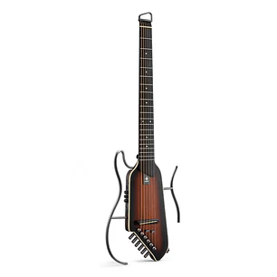 Donner HUSH I Evo2 Guitarra Electroacústica Silenciosa de Viaje con Preamp HPS-II Sunburst EC7487