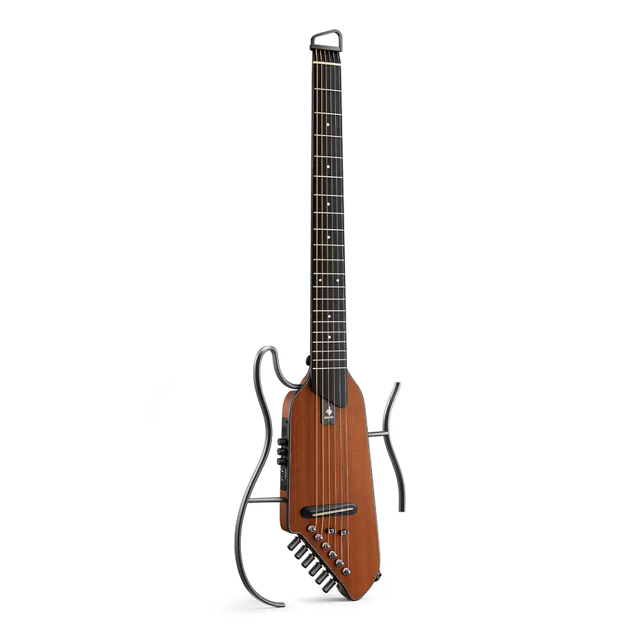 Donner HUSH I Evo2 Guitarra Electroacústica Silenciosa de Viaje con Preamp HPS-II Natural EC7488 4