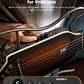 Donner HUSH I Evo2 Guitarra Electroacústica Silenciosa de Viaje con Preamp HPS-II Natural EC7488 - Miniatura 6