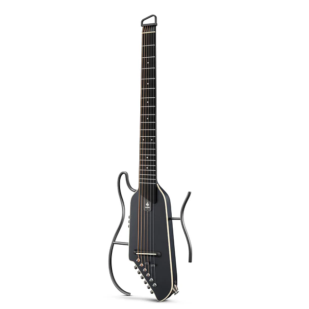 Donner HUSH I Evo2 Guitarra Electroacústica Silenciosa de Viaje con Preamp HPS-II Black EC7489 3