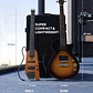 Donner HUSH-X Guitarra Eléctrica de Viaje Headless Ultraliviana Sunburst EC6807 - Miniatura 2